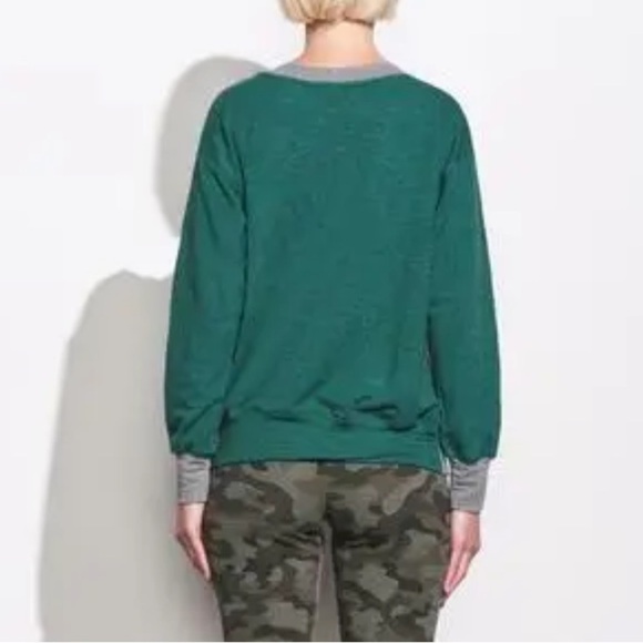 SUNDRY Camo Colorblock Sweatshirt 2 - Picture 5 of 8